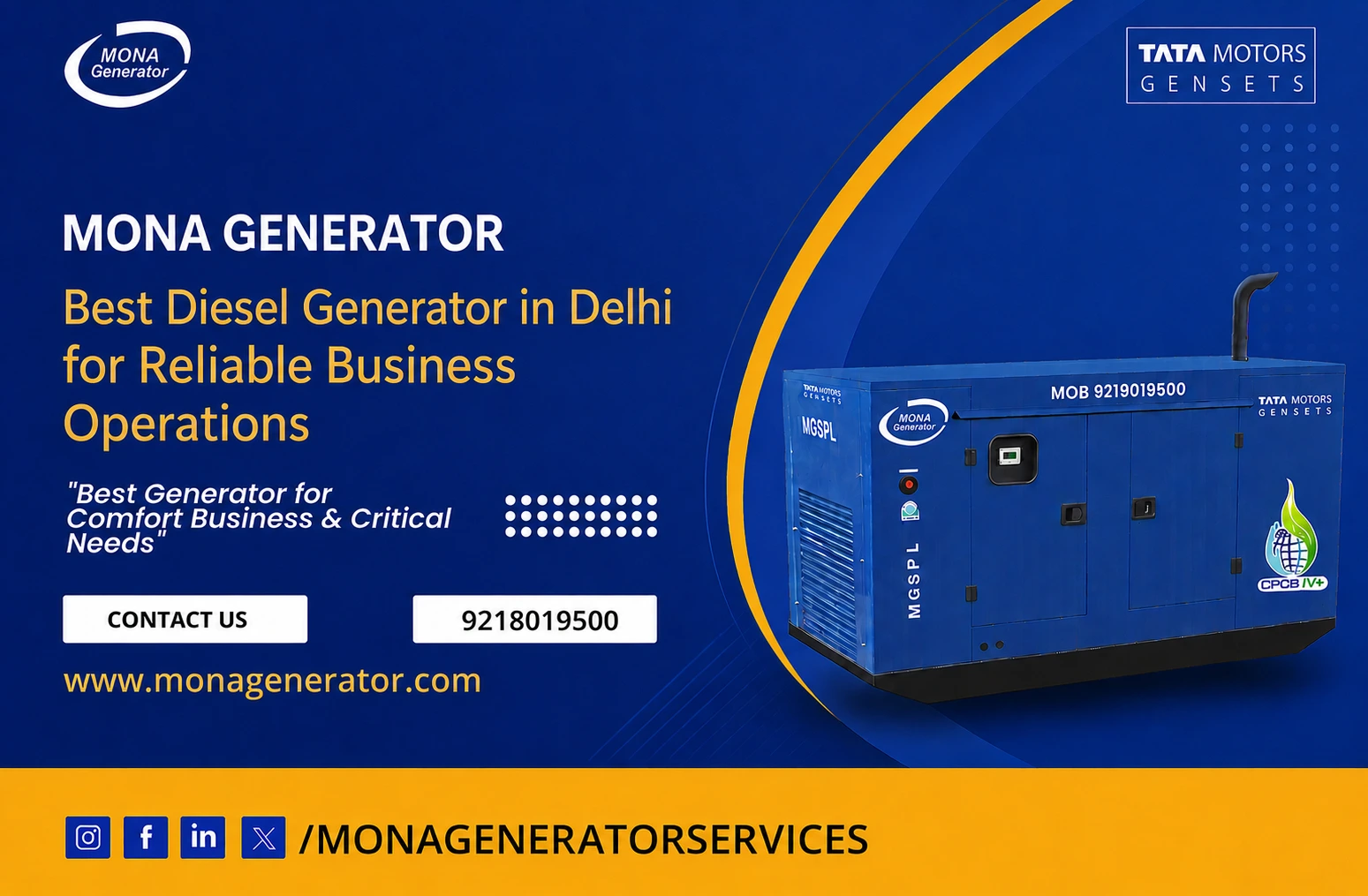 Best Diesel Generator in Delhi for Reliable Business Operations